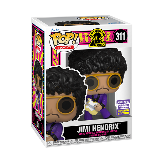 Jimi Hendrix - Purple Jimi Hendrix Pop! SDCC 2023 RS