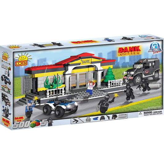 Action Town - 500 Piece Bank Robbery Construction Set