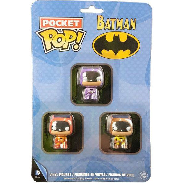 Batman - Brown, Purple & Orange US Exclusive Pocket Pop! 3 Pack