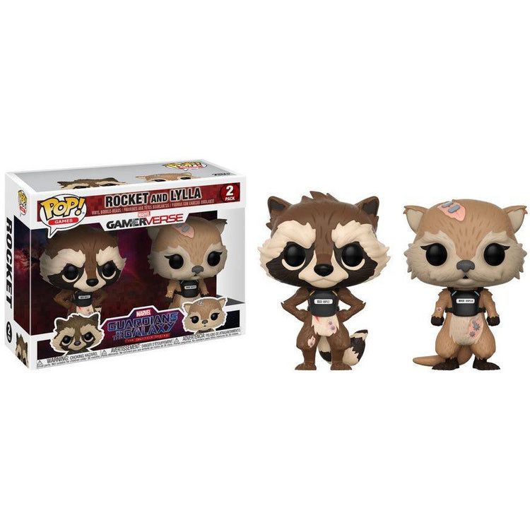 Guardians of the Galaxy: The Telltale Series - Rocket and Lylla Pop! Vinyl 2-pack