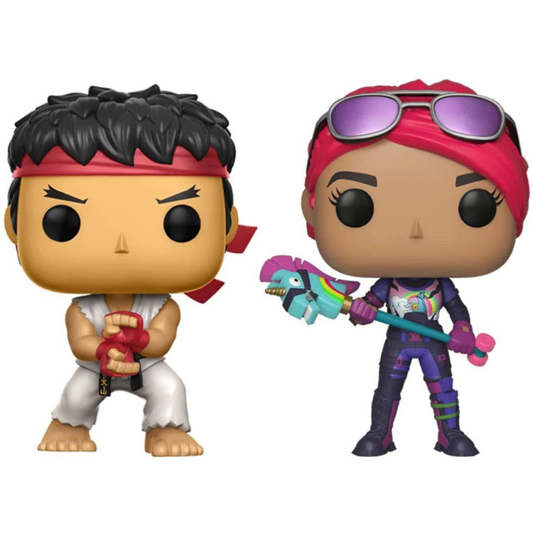 Street Fighter x Fortnite - Ryu & Brite Bomber US Exclusive Pop! 2-Pack [RS]