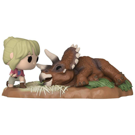 Jurassic Park - Dr. Sattler with Triceratops US Exclusive Pop! Moment [RS]