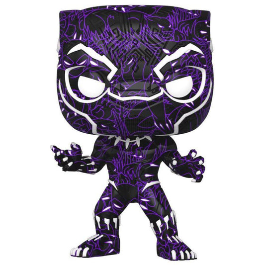 Black Panther (2018) - Black Panther (Artist) US Exclusive Pop! Vinyl with Protector [RS]