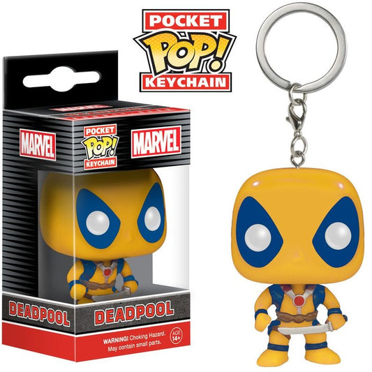 Deadpool - Yellow Deadpool US Exclusive Pocket Pop! Keychain