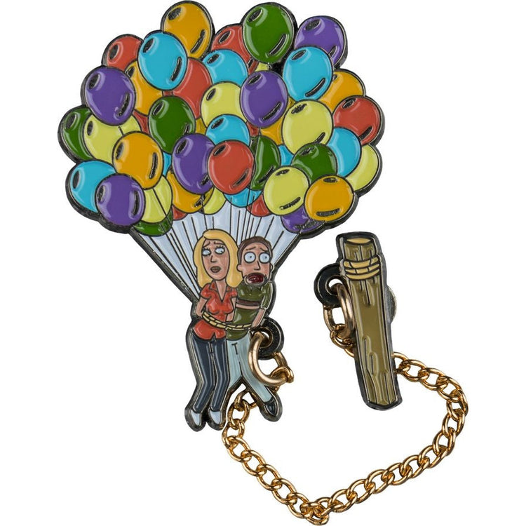 Rick and Morty - Jerry & Beth Floating Enamel Pin