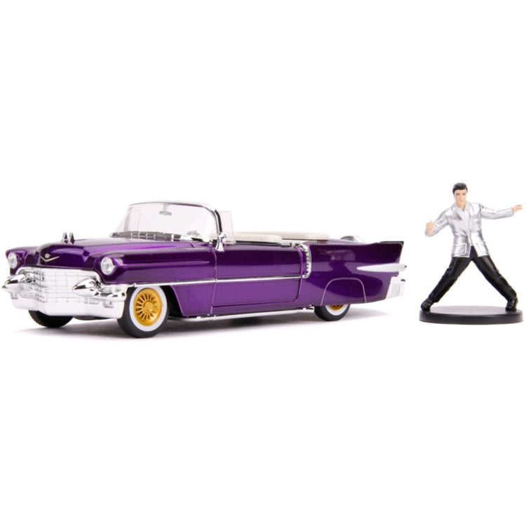 Elvis Presley - 1956 Cadillac El Dorado 1:24 with Figure Hollywood Ride