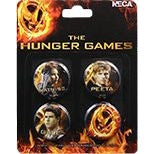 The Hunger Games - Pin Set of 4 Cast