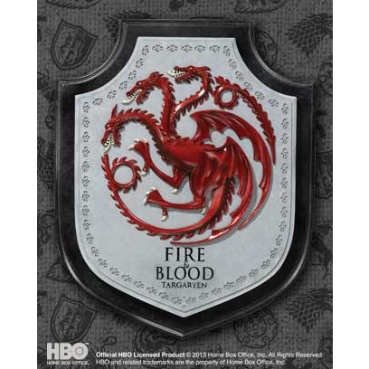 A Game of Thrones - Targaryen House Crest Plaque