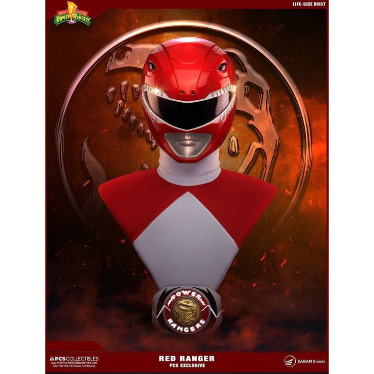 Power Rangers - Red Ranger Life Sized Bust PCS Exclusive
