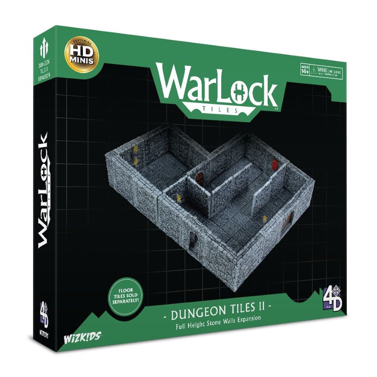 WarLock Tiles - Full Height Stone Walls Expansion